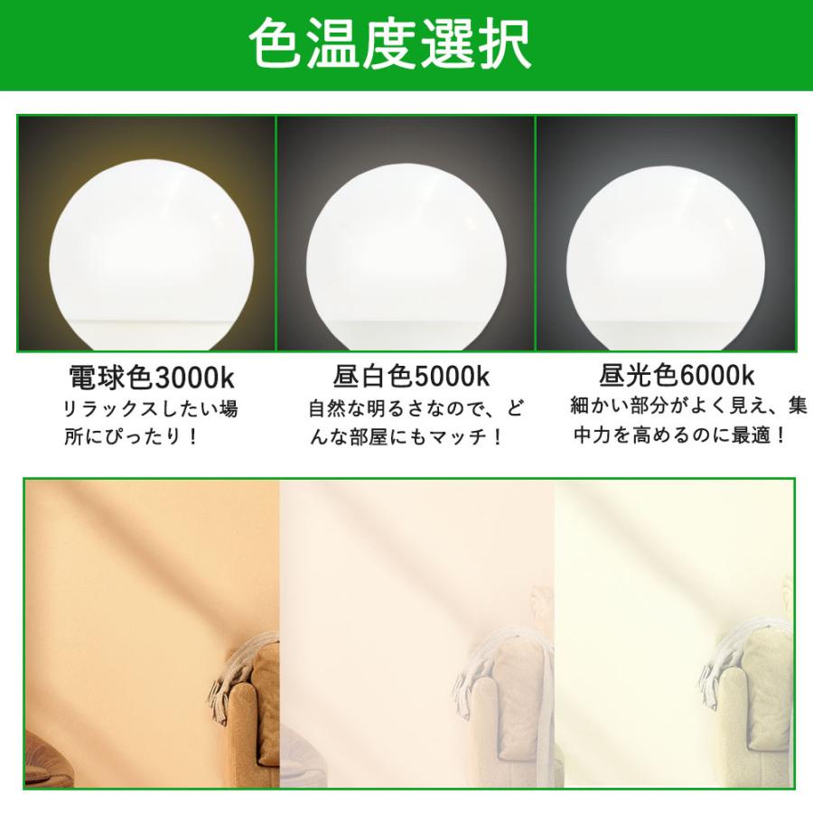 LED電球 ボール電球 led G95型 10wエコ照明 2000lm E26口金 100w形相当