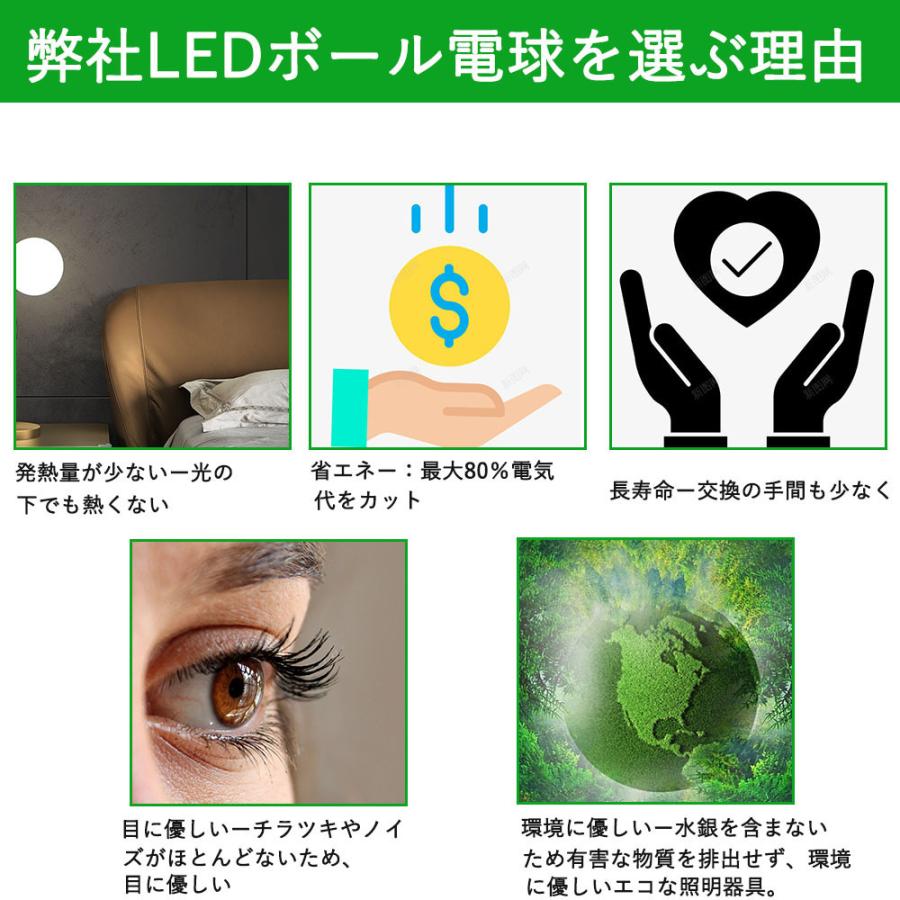 LED電球 ボール電球 G95型 E26口金 100w形相当 led 10wエコ照明 2000lm