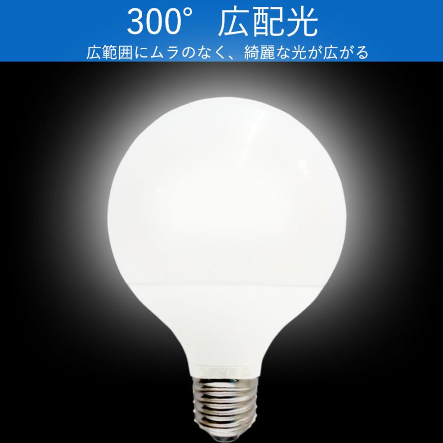 LED電球 ボール球形 130w形相当 ledランプ 13w G120 E26口金 LEDボール