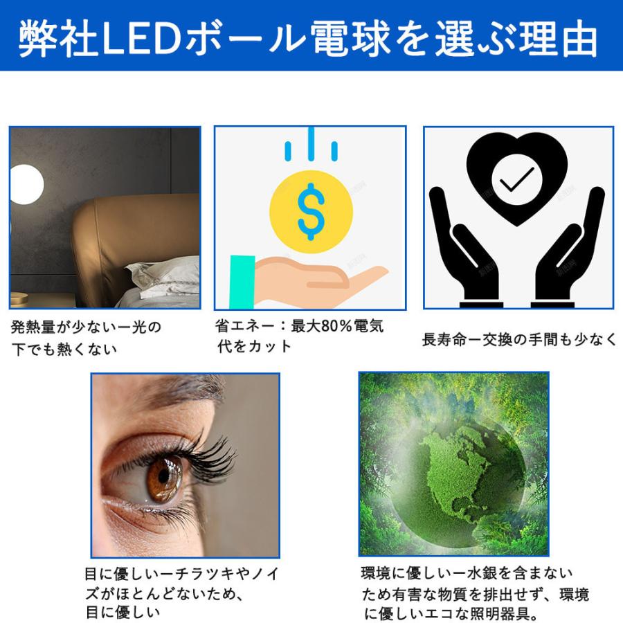 LED電球 ボール球形 130w形相当 ledランプ 13w G120 E26口金 LEDボール