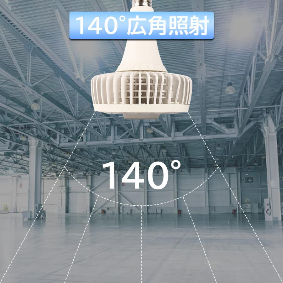 10台 バラストレス水銀灯 led e39口金 150w led電球 1500w水銀灯相当 led看板灯 バラストレス水銀灯代替 led蛍光灯 30000lm led高天井照明 省エネ 屋内 昼白色の画像