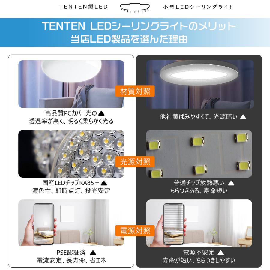 シーリングライト LED 6畳 小型シーリングライト 明るい 薄型 天井照明 簡単取付 天井直付 廊下 玄関 洗面所 台所 LEDシーリング ...