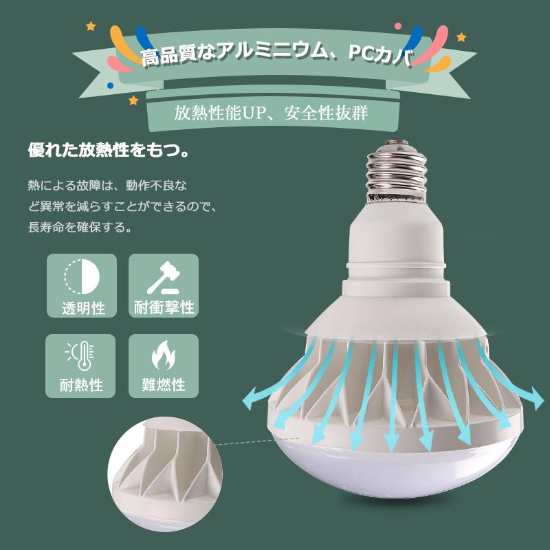 バラストレス水銀灯 led e39 led水銀灯 par56 led 50w e39 LED電球 500W水銀灯相当 10000LM 水銀灯からLEDへ交換 par56形 スポットライト屋外led ビーム球 e39｜1kselect-y3｜09