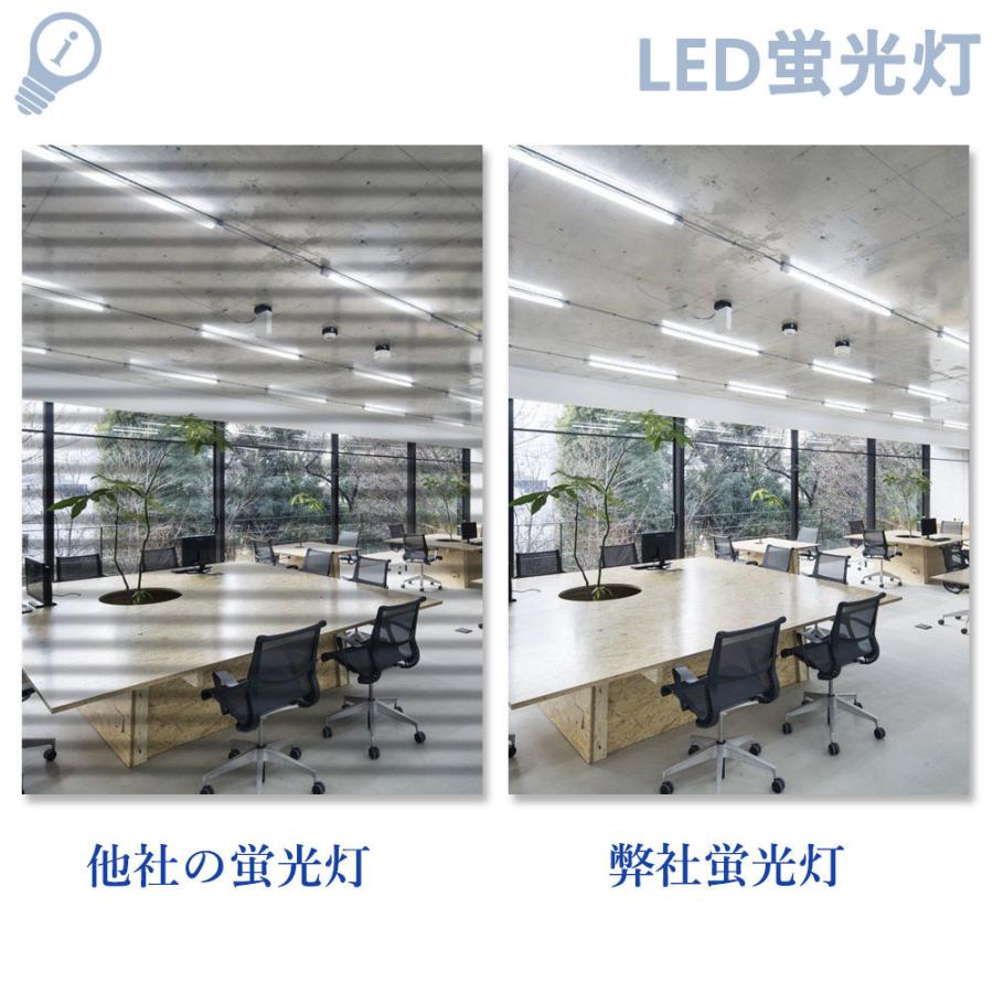 【10本】直管蛍光灯 led 交換 led照明器具 10w形 330mm お部屋を明るく led蛍光灯 口金G13 5w 工場用led照明 1000lm 蛍光灯からLEDランプ  工事不要 昼光色の画像