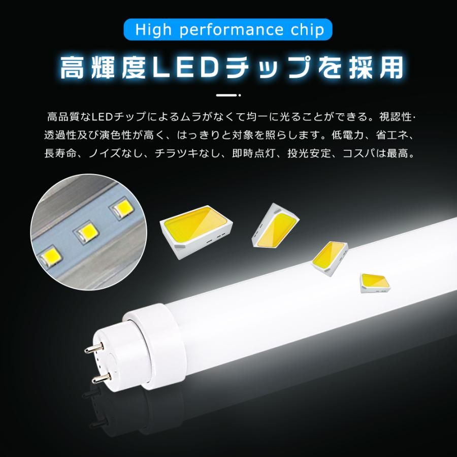 工事不要 LED蛍光灯 30W形 直管 63cm ラピッド インバーター