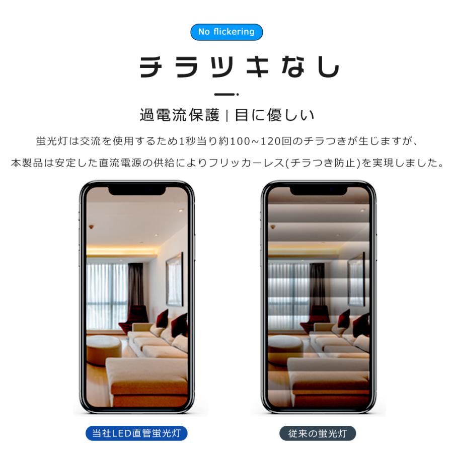 工事不要 LED蛍光灯 30W形 直管 63cm ラピッド インバーター グロー式