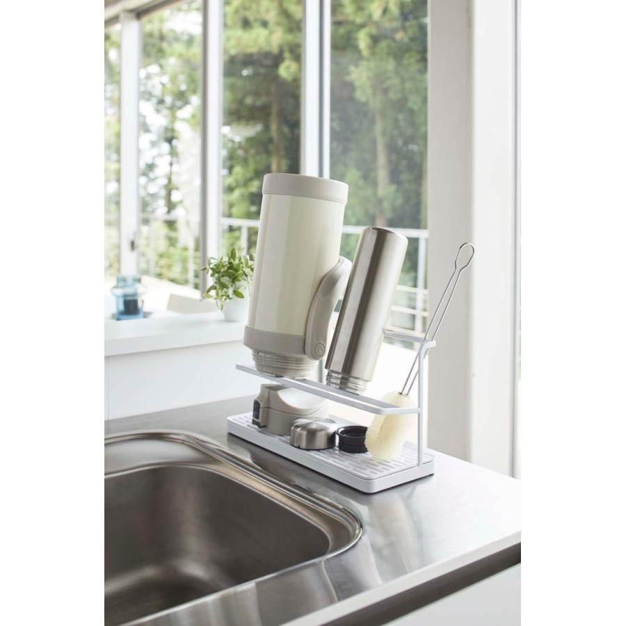 山崎実業 tower ワイドジャグボトルスタンド タワー 5409（ホワイト） 送料無料 佐川急便 SGW /jk001 | tower | 02