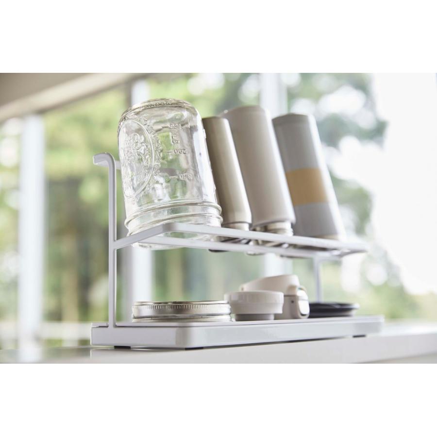 山崎実業 tower ワイドジャグボトルスタンド タワー 5409（ホワイト） 送料無料 佐川急便 SGW /jk001 | tower | 03