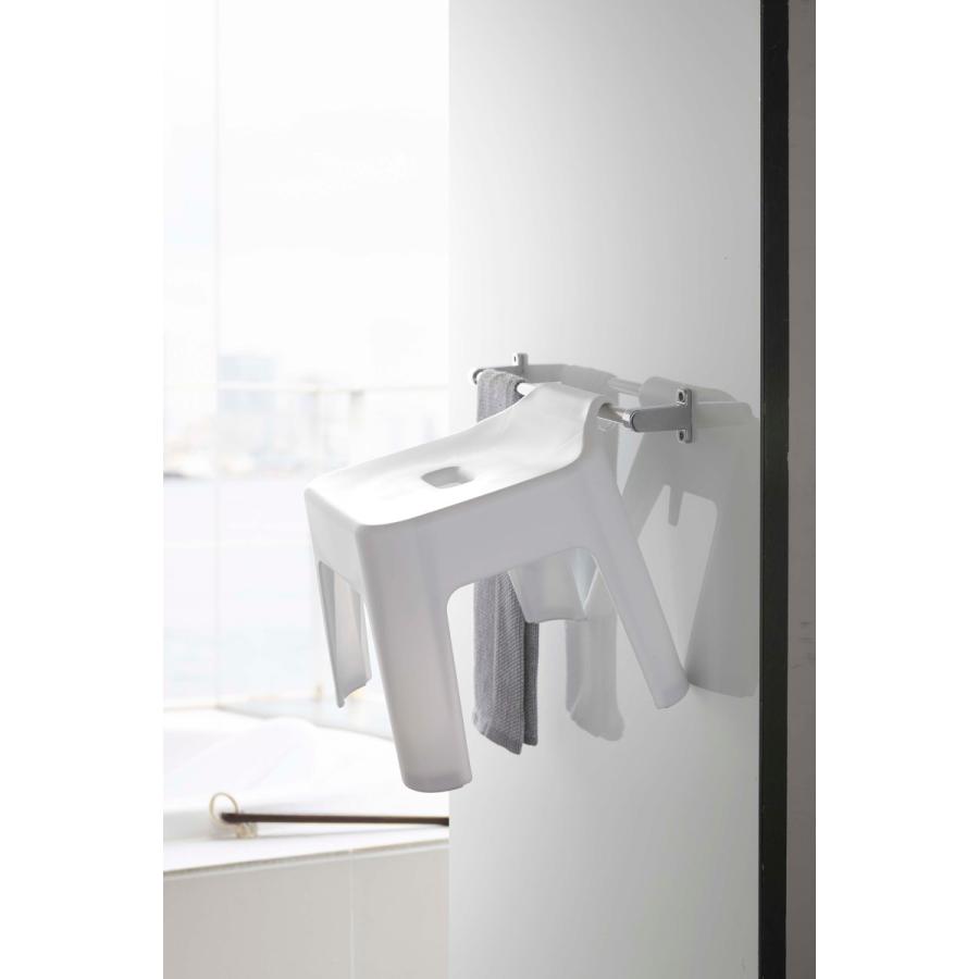 山崎実業 tower 引っ掛け風呂イス タワー 5383（ホワイト） 送料無料 佐川急便 SGW /jk001 | tower | 01