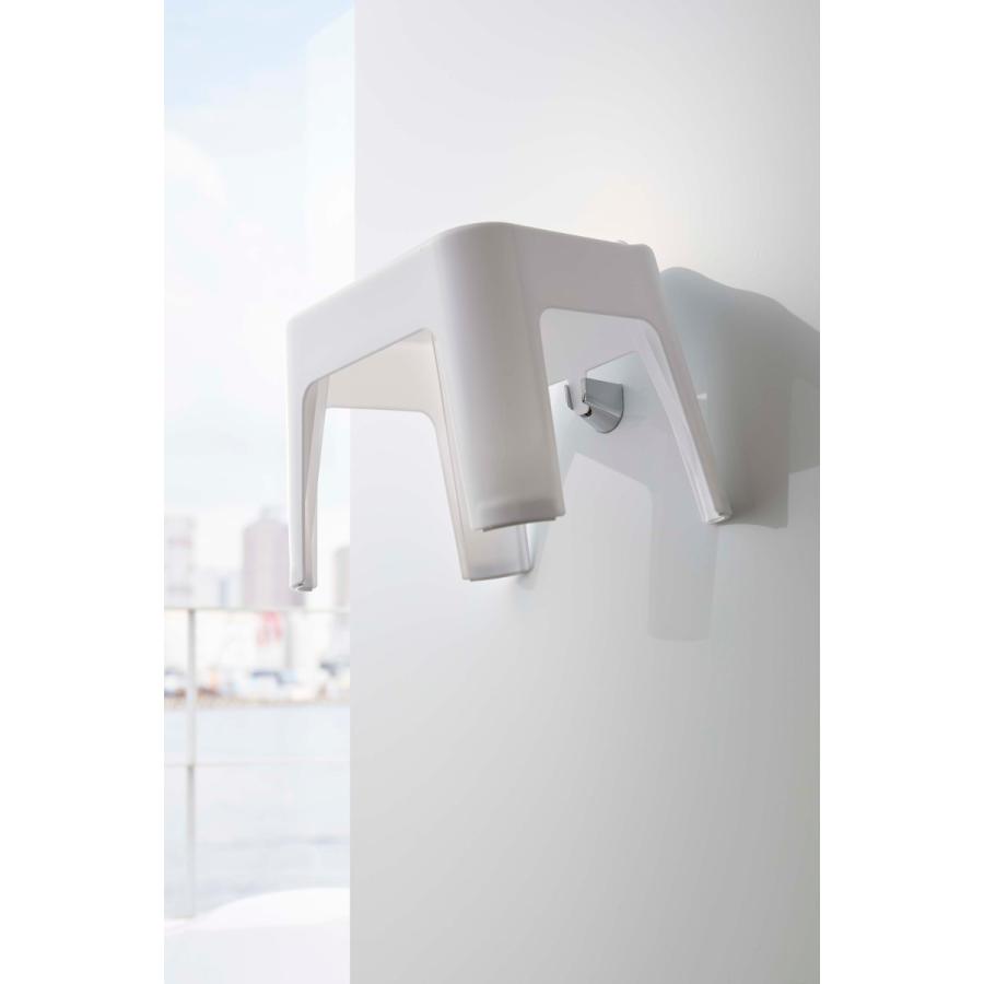 山崎実業 tower 引っ掛け風呂イス タワー 5383（ホワイト） 送料無料 佐川急便 SGW /jk001 | tower | 03