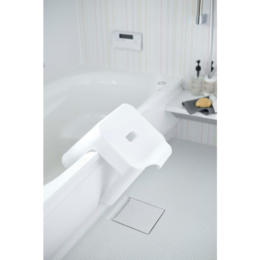 山崎実業 tower 引っ掛け風呂イス タワー 5383（ホワイト） 送料無料 佐川急便 SGW /jk001 | tower | 05