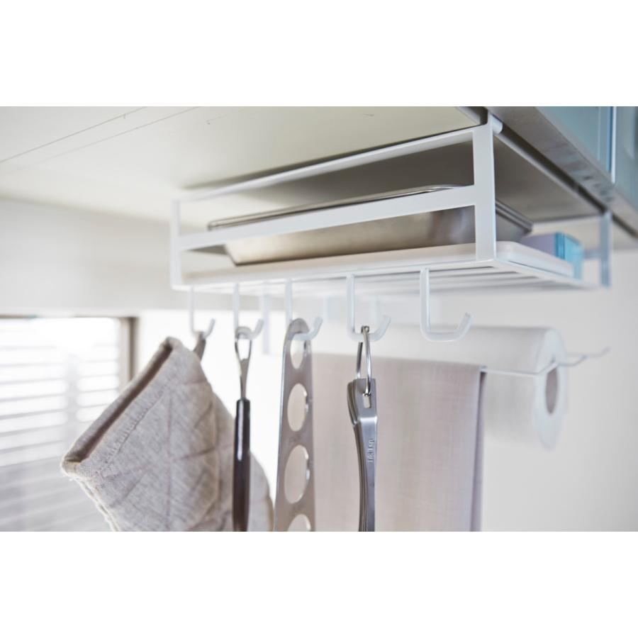 山崎実業 tower 戸棚下多機能ラック タワー 2845（ホワイト） 送料無料 佐川急便 SGW /jk001 | tower | 02