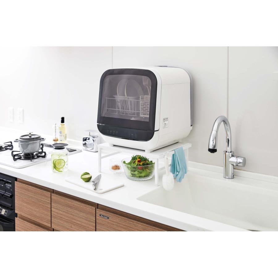 山崎実業 tower 伸縮食洗機ラック タワー 5181（ホワイト） 送料無料 佐川急便 SGW /jk001 | tower | 01