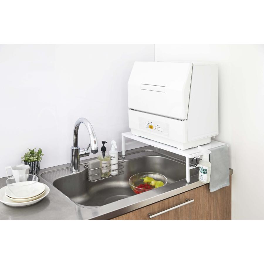 山崎実業 tower 伸縮食洗機ラック タワー 5181（ホワイト） 送料無料 佐川急便 SGW /jk001 | tower | 02