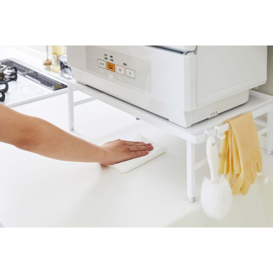 山崎実業 tower 伸縮食洗機ラック タワー 5181（ホワイト） 送料無料 佐川急便 SGW /jk001 | tower | 04