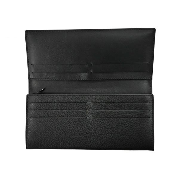 dunhill（ダンヒル） 財布 メンズ ブラック 長財布 かぶせ ブランド