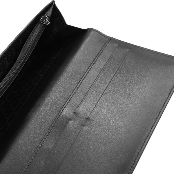 dunhill（ダンヒル） 財布 メンズ ブラック 長財布 かぶせ ブランド