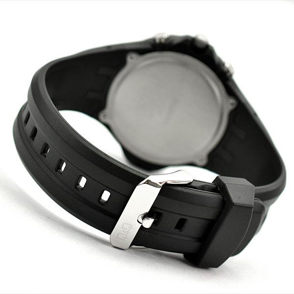 シチズン CITIZEN Q&Q キューキュー SOLARMATE ソーラーメイト クロノグラフ メンズ 腕時計 ブラック レッド ピンク 選べる2種類 H034-006 H034-007 |  | 05