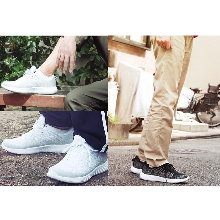 ウォーキングシューズ メンズ レディース 軽量 ブラック 黒 ホワイト 白 スニーカー Ladshoes001 1more 通販 Yahoo ショッピング