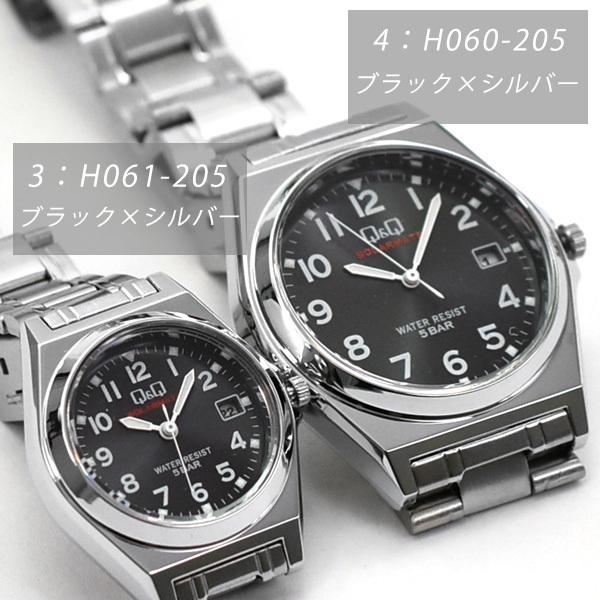 シチズンQ&Q SOLAR MATE ソーラーメイト ソーラー ユニセックス ソーラー 腕時計 H060 H061 ブラック ホワイト ネイビー 合皮 レザー |  | 02