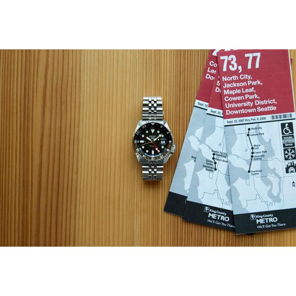 SEIKO セイコー Seiko 5 Sports SKX Style メンズ 腕時計 ブラック  