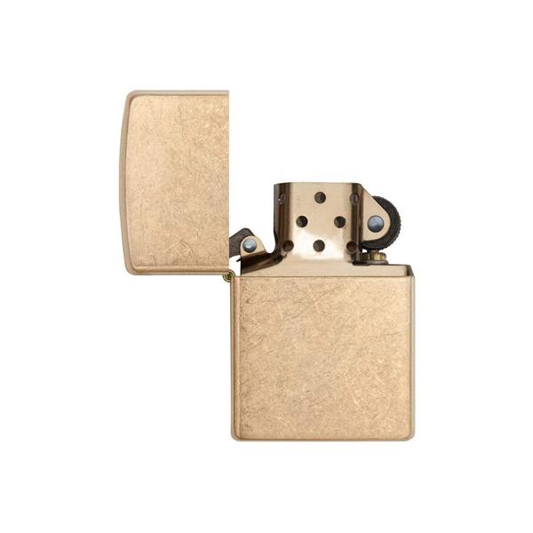 ZIPPO（ジッポー） アーマー タンブルブラス ライター メンズ ゴールド