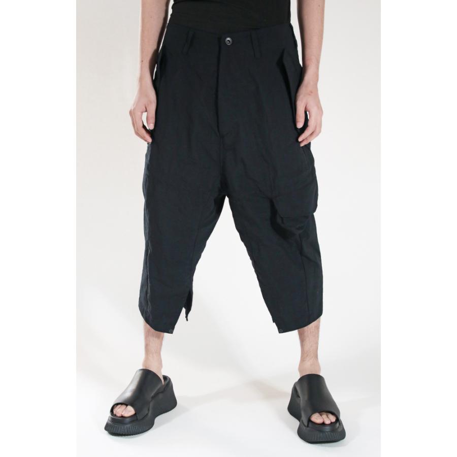 JULIUS 20AW サルエル パンツ ユリウス 707PAM3 JULIUS[ユリウス] / GORDIN ROLL UP LOW CROTCH PANTS ロール