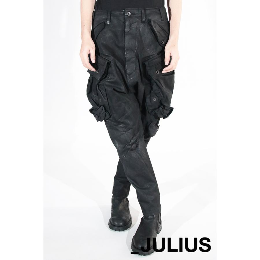 JULIUS ユリウス コーティング ガスマスク カーゴパンツ JULIUS ユリウス コーティング ガスマスク カーゴパンツ