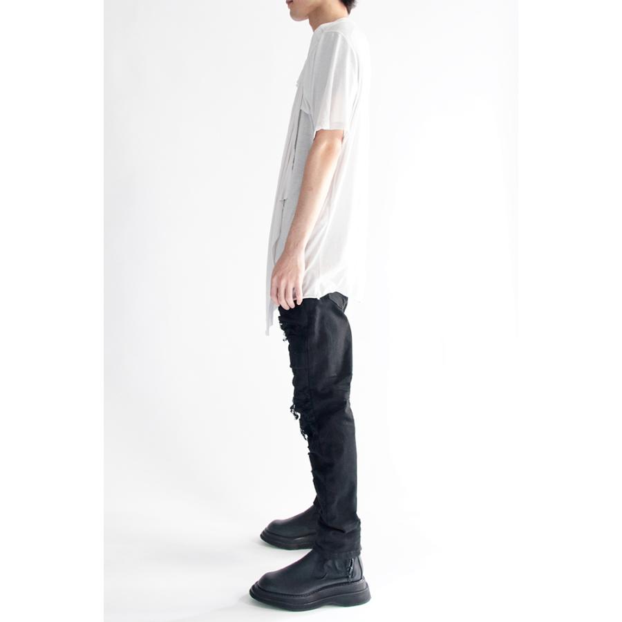 JULIUS ユリウス クラッシュ デニム パンツ 737PAM26 : IMPACT WEBSHOP