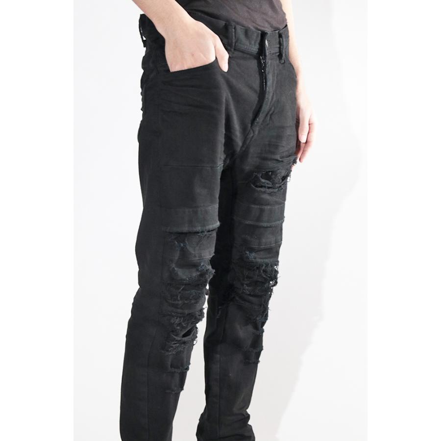 JULIUS ユリウス クラッシュ デニム パンツ 737PAM26 : IMPACT WEBSHOP