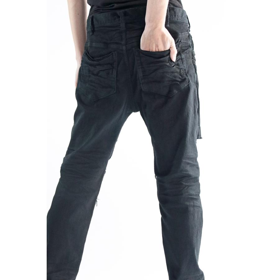 JULIUS ユリウス クラッシュ デニム パンツ 737PAM26 : IMPACT WEBSHOP