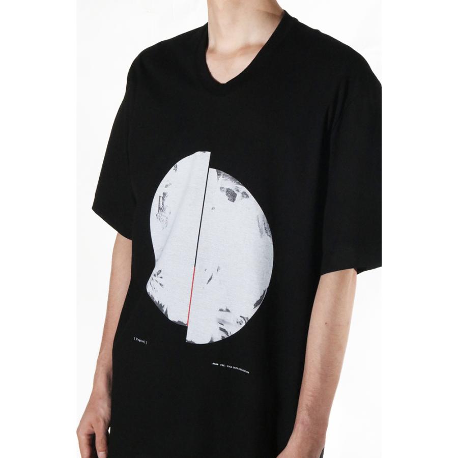 JULIUS 23PF プリントTシャツ BLACK サイズ1 極美品 JULIUS ユリウス [ Ungated; ] グラフィック Tシャツ 827CPM1 23PF新作