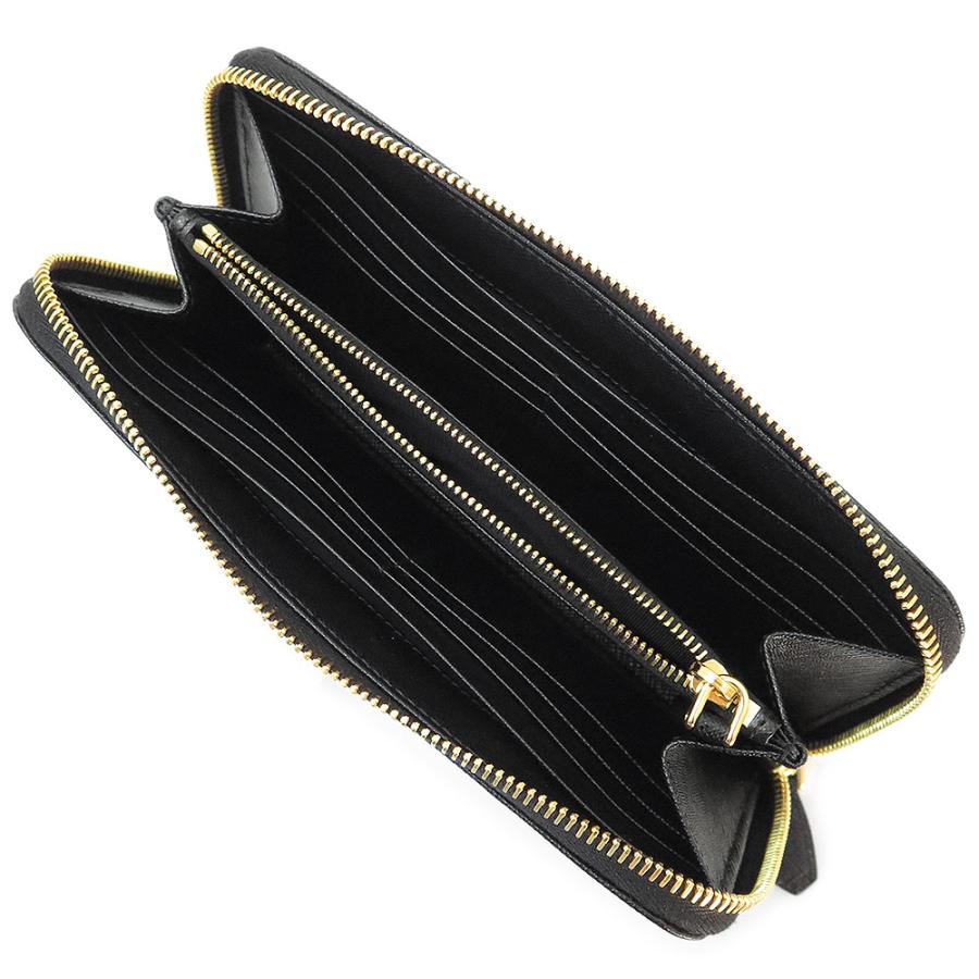 ✨Sランク・箱付き✨　PRADA 長財布　三角プレート　トライアングル　ブラック SAFFIANO（PRADA） プラダ PRADA 長財布 レディース メンズ