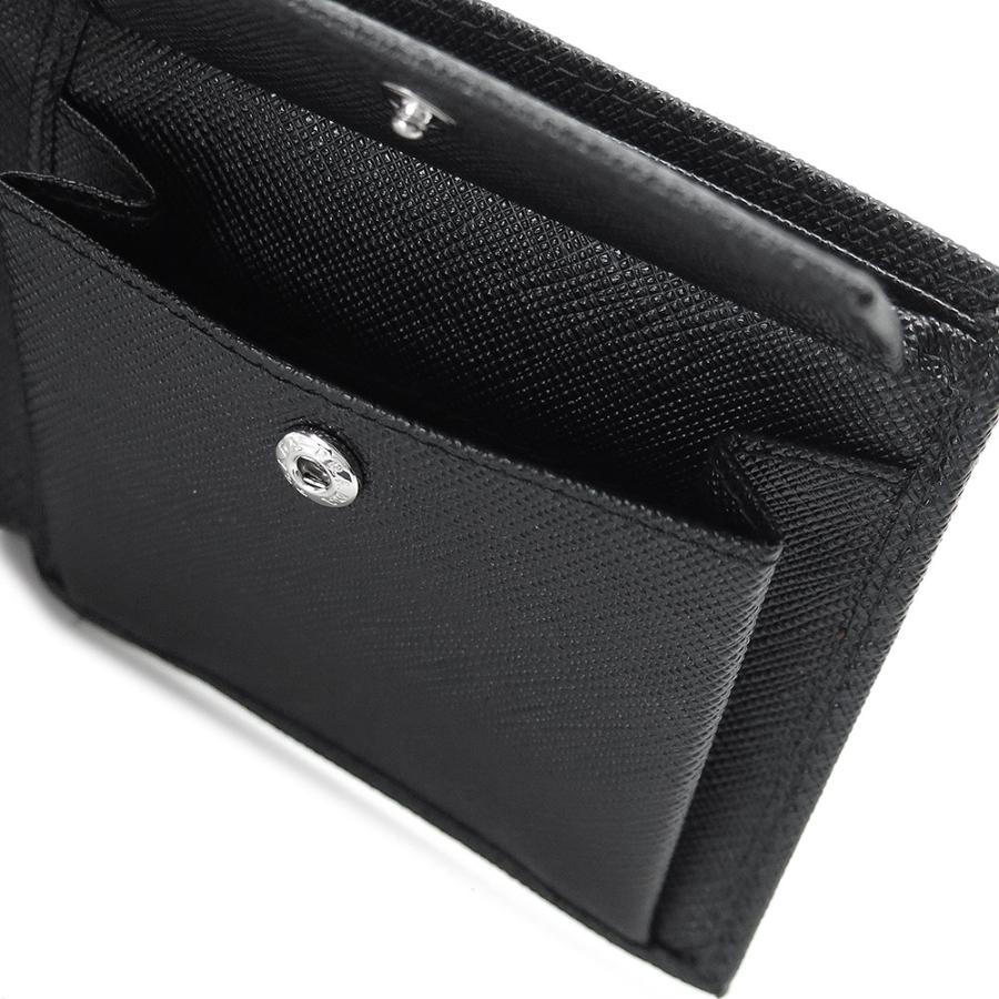 PRADA（プラダ） 折財布 メンズ サフィアーノ レザー ウォレット