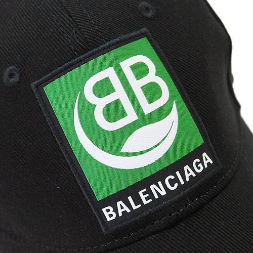 BALENCIAGA バレンシアガ ロゴ キャップ グリーンL 58cm 巾着付 BALENCIAGA バレンシアガ ロゴ キャップ グリーンL 58cm 巾着付
