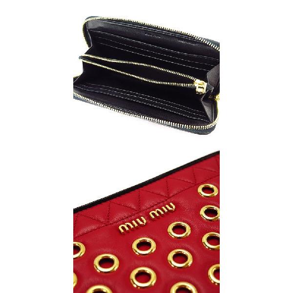 miu miu（ミュウミュウ） 長財布 5M0506 2BAE F0011/NAPPA VELE ROSSO