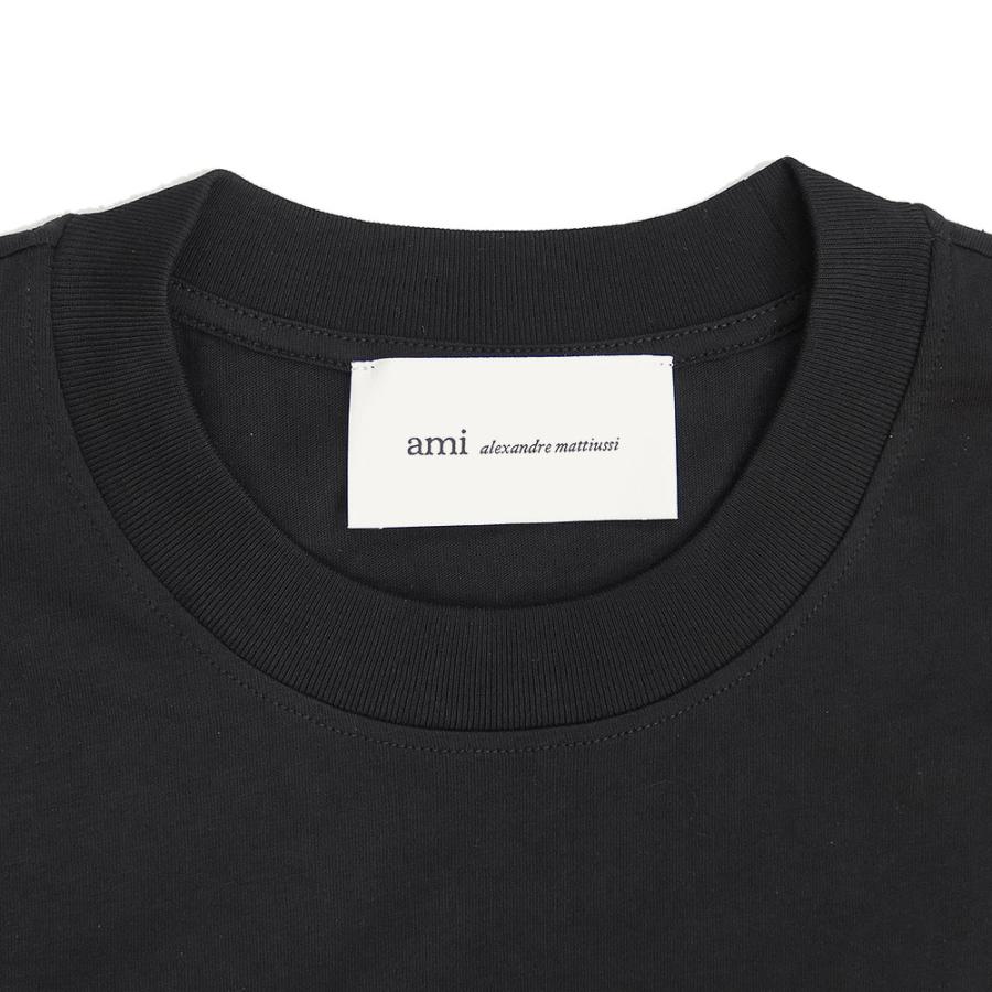アミ アレクサンドル マテュッシ 半袖 Tシャツ クルーネック ハート A ロゴ AMI Alexandre Mattiussi ami paris アミパリス Tシャツ Ami de Coeur