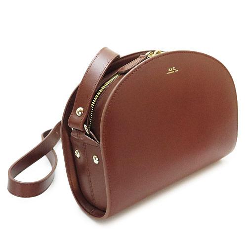 並行輸入品 A.P.C. APC アーペーセー ショルダーバッグ レディース DEMI LUNE PXAWV F61048 デミ ルーン クロスボディバッグ ハーフムーン 半月型 レザーの画像