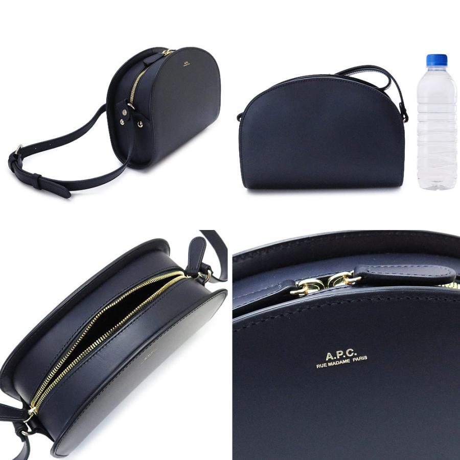 並行輸入品 A.P.C. APC アーペーセー ショルダーバッグ レディース DEMI LUNE PXAWV F61048 デミ ルーン クロスボディバッグ ハーフムーン 半月型 レザーの画像