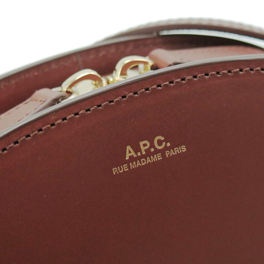 並行輸入品 A.P.C. APC アーペーセー ショルダーバッグ レディース DEMI LUNE MINI PXAWV F61392 ミニ デミルーン ポシェット ハーフムーン 半月型 レザーの画像