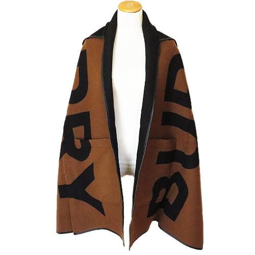 ユニセックス【バーバリー】フーデッドポンチョ ✨即納・新品