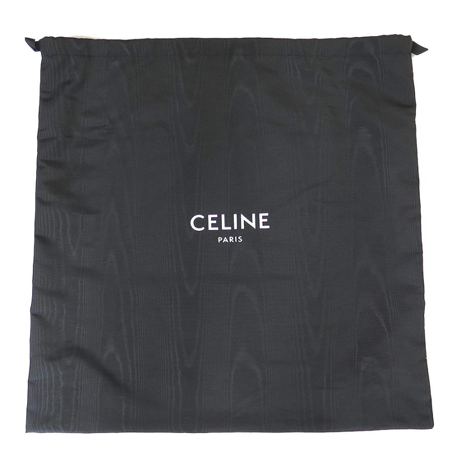 セリーヌ トートバッグ ラージ カバ ショルダーバッグ ストライプ ボーダー ロゴ エクリュ＋ブラック A4サイズ収納可 CELINE 118862GCU.01EAの画像
