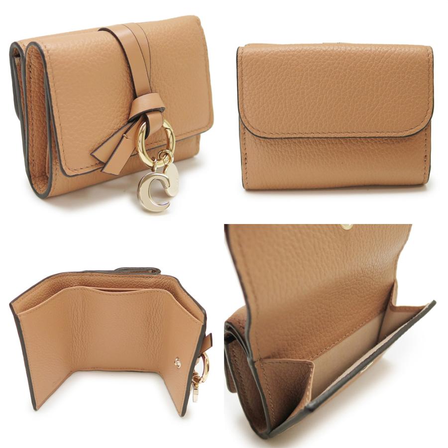 Chloe クロエ 折財布 レディース ALPHABET ミニ トリフォールド