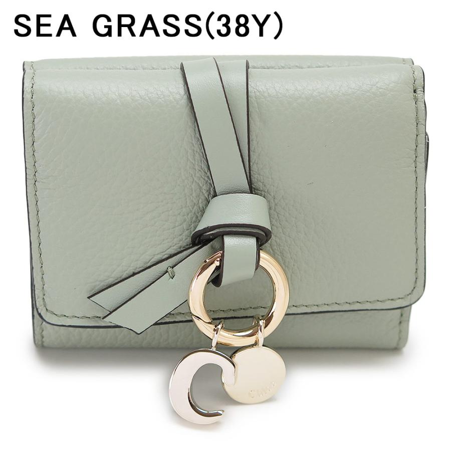 Chloe クロエ 折財布 レディース ALPHABET ミニ トリフォールド