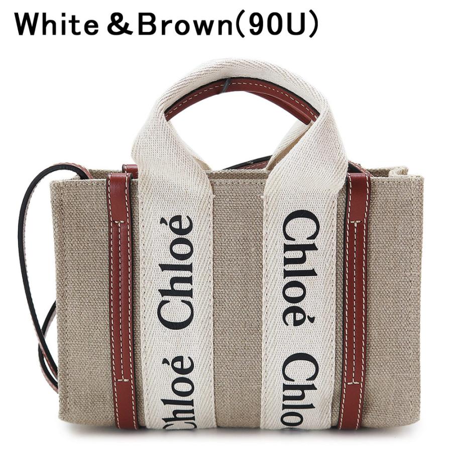 クロエ ミニ トートバッグ レディース WOODY CHC22AP237I26 ウッディー ショルダーバッグ Chloe MINI TOTE｜1pia｜04