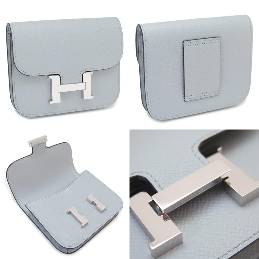 【HERMES/エルメス】 コンスタンス スリム コンパクトウォレット 財布/カードケース兼 ケース ヴォーエプソン ブラック/ゴールド金具 レディース【中古】【真子質店】【GD】【TMoxx】 エルメス Hermes HERMES ウォレット コンスタンス スリム Constance