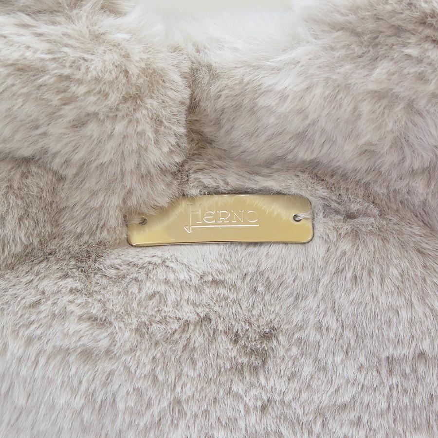 並行輸入品 ヘルノ ハンドバッグ レディース ショルダーバッグ フェイクファー エコファー ポーチ付き BAG00012D 12422 HERNO 2025年秋冬新作 | HERNO | 08