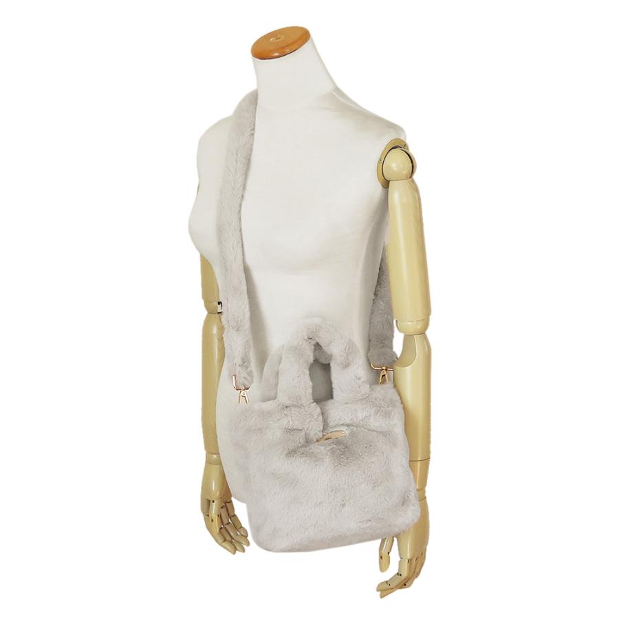 並行輸入品 ヘルノ ハンドバッグ レディース ショルダーバッグ フェイクファー エコファー ポーチ付き BAG00012D 12422 HERNO 2025年秋冬新作 | HERNO | 09