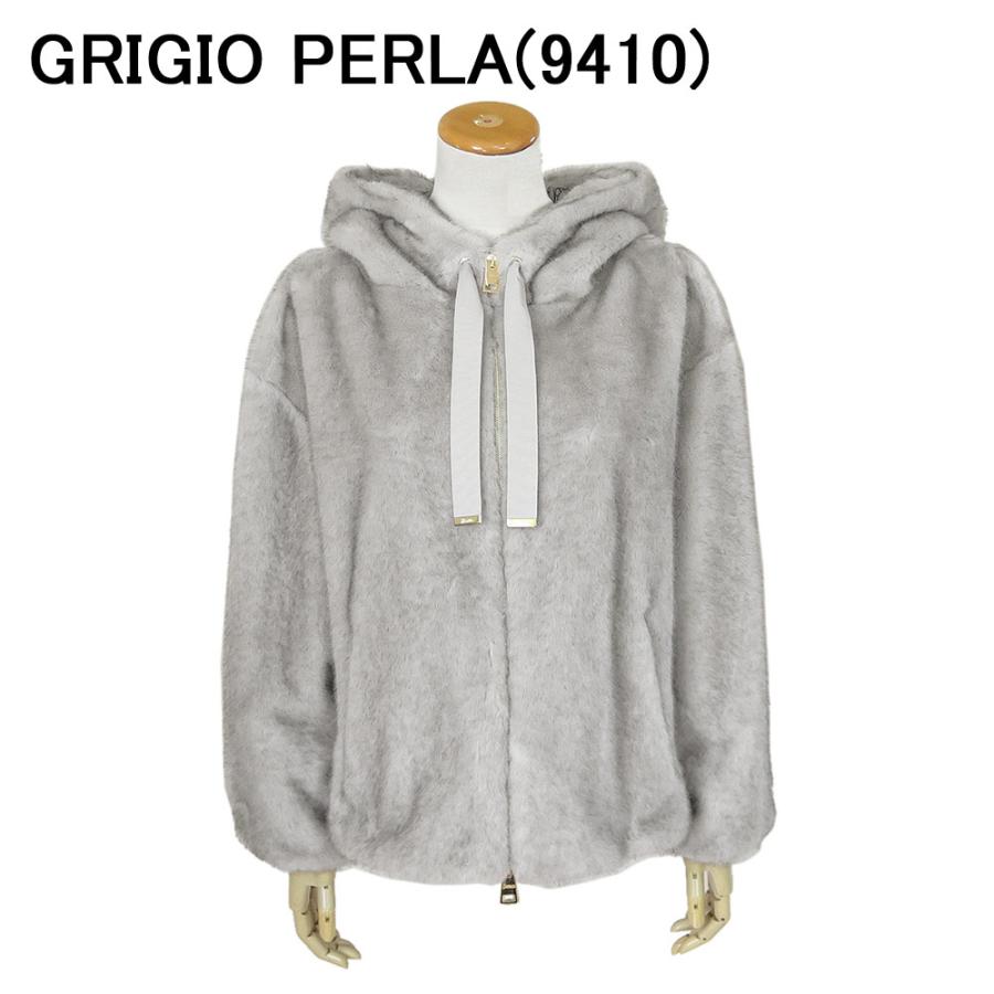 並行輸入品 ヘルノ ファージャケット レディース ボンバージャケット アウター フェイクファー エコファー GI000318D 12739 HERNOの画像