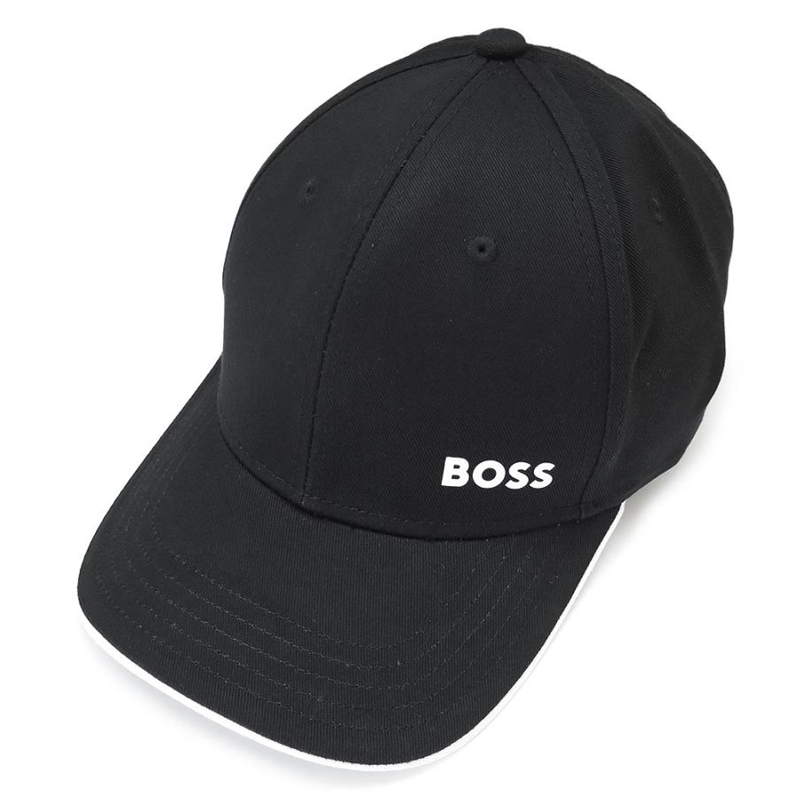 並行輸入品 ヒューゴボス キャップ 帽子 ロゴ コットンツイル ブラック 黒 大谷翔平 愛用ブランド 50519219 002 HUGO BOSS 2025年秋冬新作 爆買